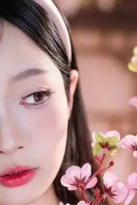 Graceful Asian Girl with Spring Blossoms Timeless Beauty Unveiled-5