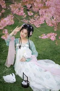 Graceful Mian Mian Si Yuan Dao Amidst Cherry Blossoms Vol.8684 - YiTuYu Art Language-14