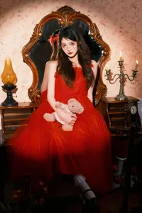 Moody Dark Style Portrait Photography by YiTuYu Art Language Vol.9119 featuring Model Xiao Dai Tong Xue - Artistic Urban Fashion Aesthetic-18