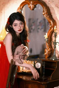 Moody Dark Style Portrait Photography by YiTuYu Art Language Vol.9119 featuring Model Xiao Dai Tong Xue - Artistic Urban Fashion Aesthetic-19