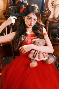 Moody Dark Style Portrait Photography by YiTuYu Art Language Vol.9119 featuring Model Xiao Dai Tong Xue - Artistic Urban Fashion Aesthetic-6