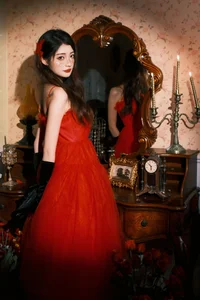 Moody Dark Style Portrait Photography by YiTuYu Art Language Vol.9119 featuring Model Xiao Dai Tong Xue - Artistic Urban Fashion Aesthetic-17