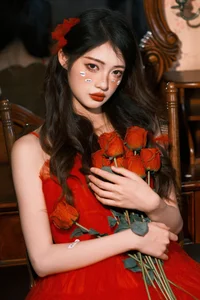 Moody Dark Style Portrait Photography by YiTuYu Art Language Vol.9119 featuring Model Xiao Dai Tong Xue - Artistic Urban Fashion Aesthetic-9