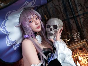 Coser Machi Ma Ji as The Herta from Honkai Star Rail - Exquisite Cosplay-14