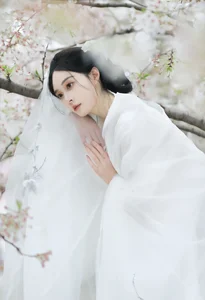 Ethereal Beauty of Sui Sui Ru Yi in YiTuYu Art Language Vol.8880 Amidst Blossoms-8