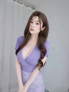 Elegant Purple Vibes with BaiYin81 Fantia-5