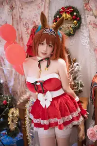 Coser A Ban as Uma Musume's Daiwa Scarlet: Festive Crimson Starfall Night 0047-9809496351-13