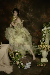 Elegant Artistic Portraiture Featuring Yan: Art Language Vol.9315 Exclusive Photography Collection for Fashion and Aesthetic Inspiration-4