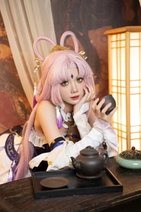 Stunning Fu Xuan Cosplay by PoppaChan: High-Quality Honkai: Star Rail Master Diviner Photography and Video Collection (62P - 12V)-10