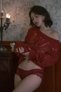 Aesthetic Indoor Photography: YiTuYu Art Language Vol.9175 Featuring Nabi – Elegant Private Room Atmosphere Collection-3