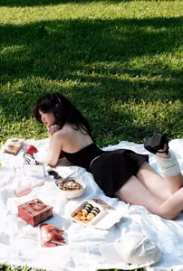 VGU No.97: Effortless Summer Charm: A Picnic Beauty Embracing Natural Serenity-6