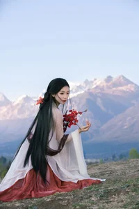 Artistic Portrait Photography Featuring Wan Jiang Ting: YiTuYu Art Language Vol.9215 – Elegant Aesthetic Visuals and Rouge-Inspired Beauty-13