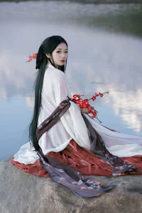 Artistic Portrait Photography Featuring Wan Jiang Ting: YiTuYu Art Language Vol.9215 – Elegant Aesthetic Visuals and Rouge-Inspired Beauty-9