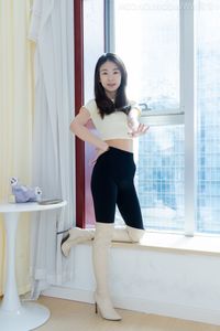 Chinese Model Tingting No.2339: Elegant Style with Chic Long Boots-11