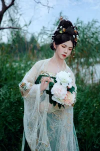 Sophisticated Portraiture of Pang Tou Yu: Dreaming of Rainy Jiangnan Aesthetics – YiTuYu Art Language Vol.9300 Collection-1