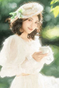 Chic French Picnic Aesthetics: YiTuYu Art Language Vol.9307 Featuring Model A Xi in a Sunny Afternoon Outdoor Lifestyle Photoshoot-11