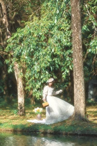 Chic French Picnic Aesthetics: YiTuYu Art Language Vol.9307 Featuring Model A Xi in a Sunny Afternoon Outdoor Lifestyle Photoshoot-10