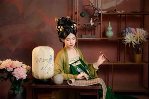 Elegant Art Language Vol.9330 Photography Featuring Pang Tou Yu: A Cinematic Portrait Series of Grace and Style-4