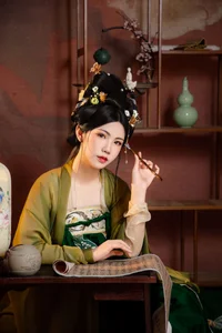 Elegant Art Language Vol.9330 Photography Featuring Pang Tou Yu: A Cinematic Portrait Series of Grace and Style-14