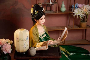 Elegant Art Language Vol.9330 Photography Featuring Pang Tou Yu: A Cinematic Portrait Series of Grace and Style-6