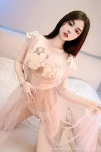 Mu Na Na: Captivating Beauty & Dreamy Charm with Teddy Bear – XiuRen No.10781.-6