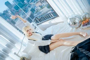 Stunning Japanese School Uniform Cosplay by Haruka: Elegant Seifuku Fashion and Student Style Portrait Photography Collection-18