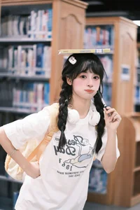 The Sweet Library Aesthetic of Xia Yu Xiao Nian - YiTuYu Vol.8898-17