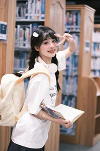 The Sweet Library Aesthetic of Xia Yu Xiao Nian - YiTuYu Vol.8898-21