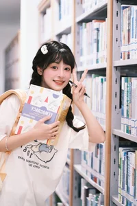 The Sweet Library Aesthetic of Xia Yu Xiao Nian - YiTuYu Vol.8898-23