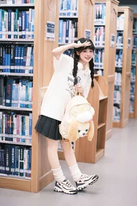 The Sweet Library Aesthetic of Xia Yu Xiao Nian - YiTuYu Vol.8898-26