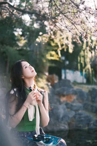 Spring Muse Serenity: YiTuYu Vol.8858 Xiao Ye Ye Lou Xin Yue Moon-1