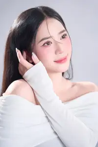 Serene Beauty of a Gentle Girl Explore Pure Charm and Dreamy Aura in a Minimalist Portrait-0