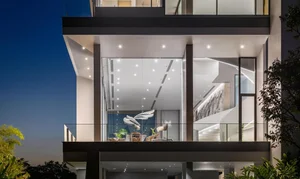 Stunning Riverside Minimalist Villa in Nakhon Pathom, Thailand: A Modern Architectural Masterpiece Designed for Golden Hour Sunsets and Serene Slow Living.-8