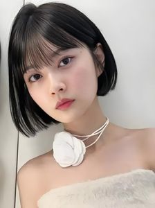 Japanese Bob Hairstyle Stylish & Charming Look of a Modern Beauty-0