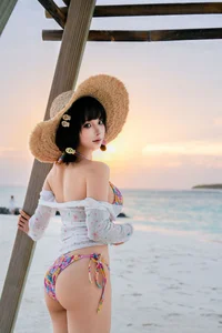 Pure Coastal Beauty with Coser Chunmomo Selfie Series-28