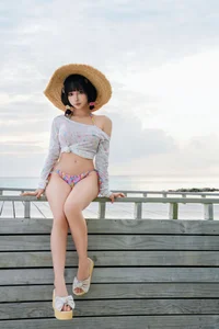 Pure Coastal Beauty with Coser Chunmomo Selfie Series-43