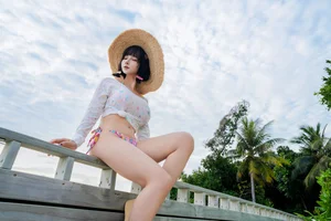 Pure Coastal Beauty with Coser Chunmomo Selfie Series-16