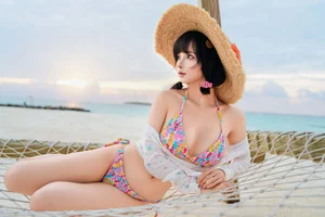 Pure Coastal Beauty with Coser Chunmomo Selfie Series-15