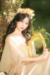 Elegant Portrait Photography Collection: YiTuYu Art Language Vol.9338 featuring Model Xiao Zi – Artistic Light and Shadow Study for Visual Inspiration-4