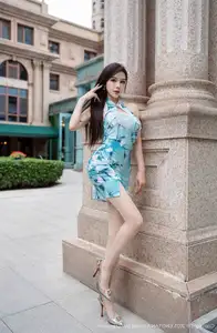 Li Li Sha: Elegant Cheongsam Goddess in XingYan Vol.412 Photoshoot-19