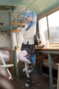 Coser Pa15 Sweet and Captivating Heartbeat Story Cosplay Transformation-11