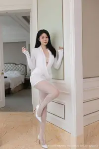 XiuRen No.10773: An Ran Captivates in Elegant White Attire-0