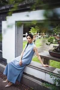 Artistic Portrait Photography by YiTuYu Art Language Vol.9372 featuring Model Zai Lai Wan Su Rou: A Study in Light and Shadow-7