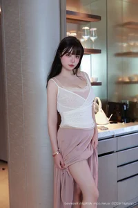 Elegant Portraiture Featuring Long Straight Black Hair: XiuRen No.10746 Soft Emotion Collection-0