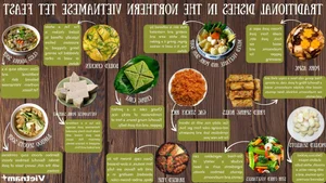 Traditional Northern Vietnamese Tet Feast: Authentic Lunar New Year Culinary Traditions and Festive Food Styling for an Elegant Celebration-0