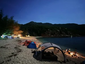 Escape to Bai Thung: The Ultimate Off-Grid '4-No' Wild Camping Paradise Along Vietnam's Stunning Vinh Hy Coastal Road-3