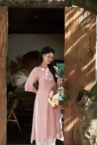 Elegant Vietnamese Beauty: Discovering a Girl's Grace in Gentle Sunlight-4