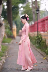 VGU No.153: Enchanting Traditional Vietnamese Ao Dai Beauty and Grace-9