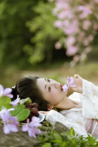 Ethereal Spring Muse: YiTuYu Vol.8958 Xiao Y Jin Tian Ye Hen Kai Xin-11