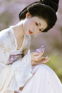 Ethereal Spring Muse: YiTuYu Vol.8958 Xiao Y Jin Tian Ye Hen Kai Xin-5
